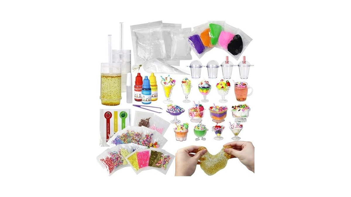 Amazon code: Lilidaso Ice Cream Slime Making Kit For