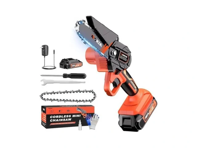 Cordless Mini Chainsaw 21v 4in Electric Chainsaw… Code