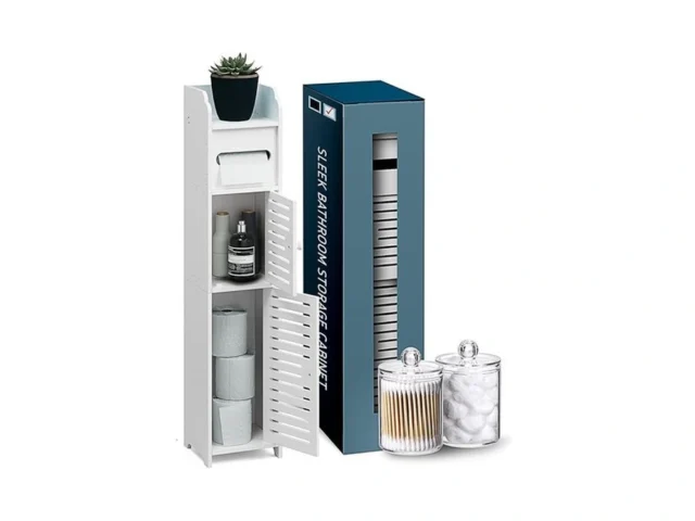 Storagebud Bathroom Storage Organizer – Floor… Coupon