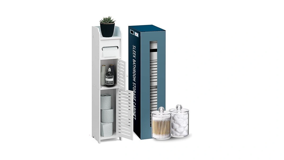 Amazon coupon: Storagebud Bathroom Storage Organizer -