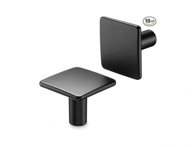 Berossa Matte Black Cabinet Knobs Black Drawer… Coupon
