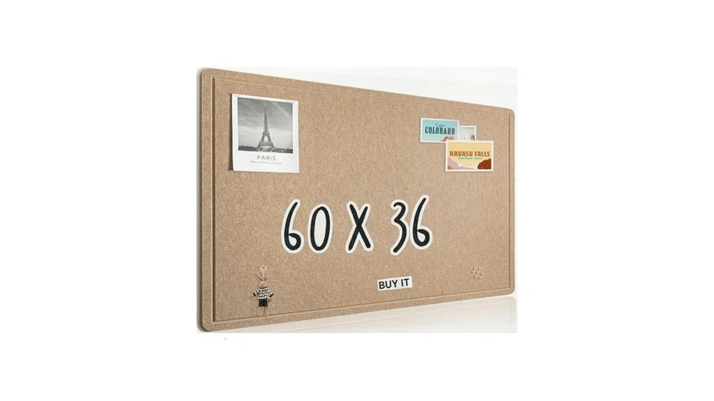 Amazon code: Aktop Large Office Cork Board 60 X 36 Fo