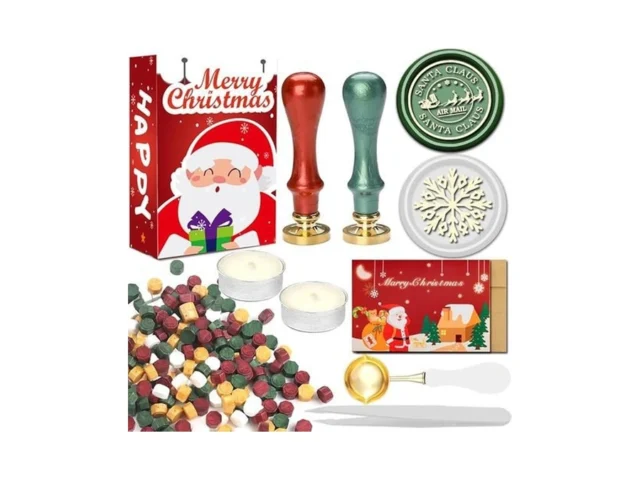 Wuerlin Christmas Wax Seal Stamp Kit Santa Claus… Code