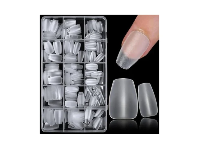 Luckforever 300pc Short Coffin Nails Tips Gel Nail… Coupon