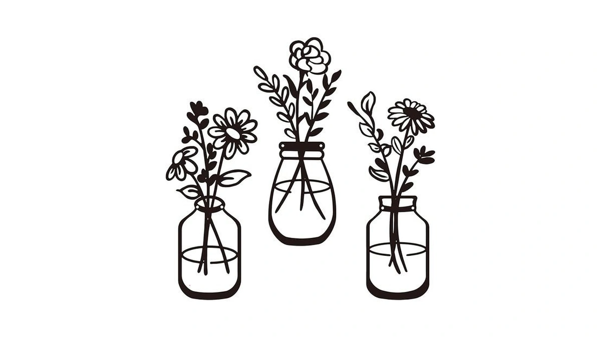 Amazon code: Elqqaty Metal Flower Wall Decor 3 Pieces