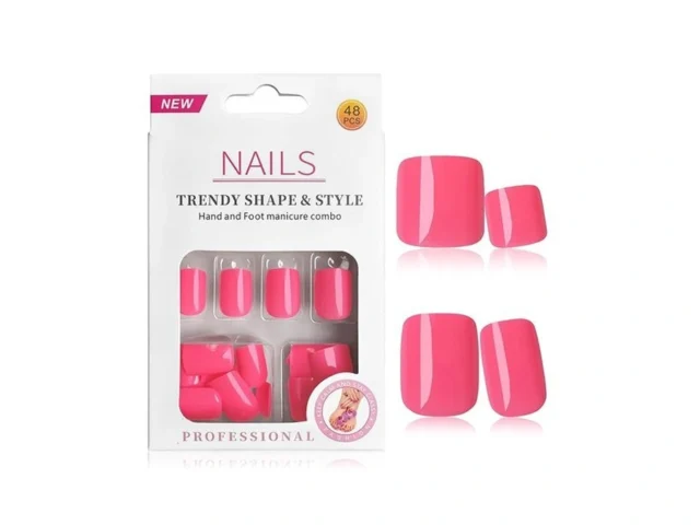 Eternalclassic Rose Red Press On Nails Short Square…
