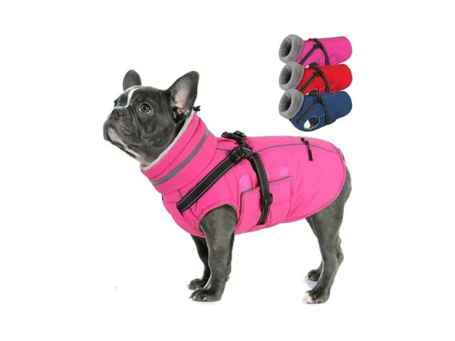 Petdsh Dog Coat Small Built-in Harness Dog Jacket… Code