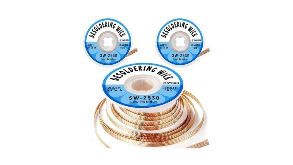 Amazon coupon: Syoko 3 Pack Desoldering Wick Braid Leng