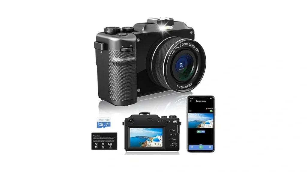 Amazon code: 4k 48mp Digital Camera For Photography 1