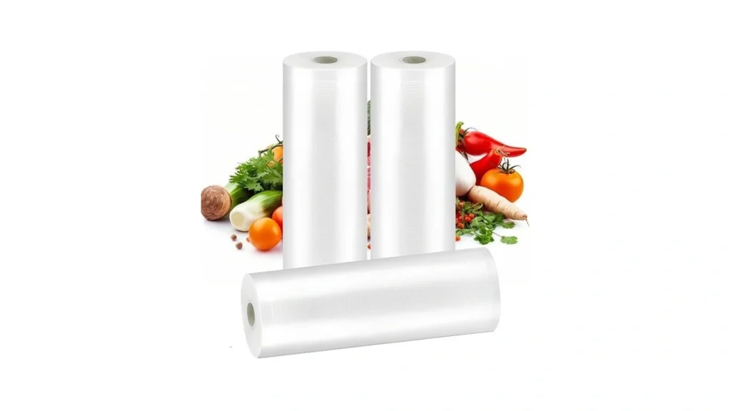 Amazon code: Vacuum Sealer Bags For Food 11in X 20ft