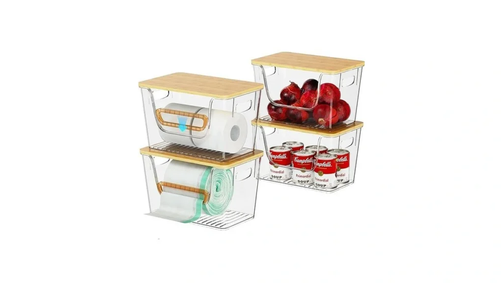 Amazon code: Oylik 4 Set Kitchen Pantry Organizers An