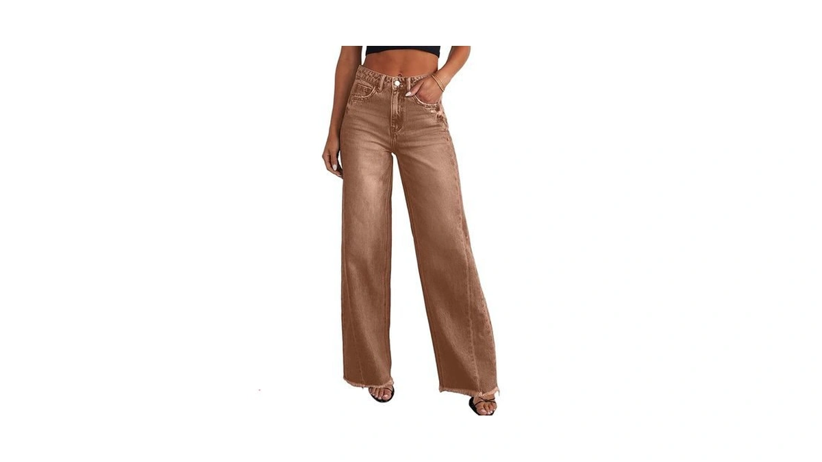 Amazon code: Prettygarden Wide Leg Jeans For Women Tr