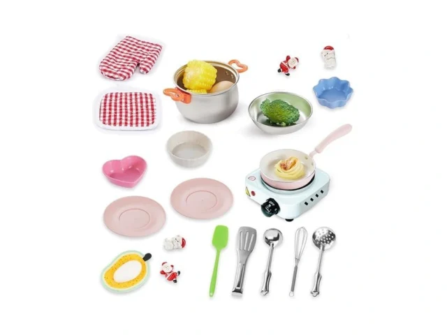 Pretend Play Cooking Kitchen Set Junior Kids Safe… Code