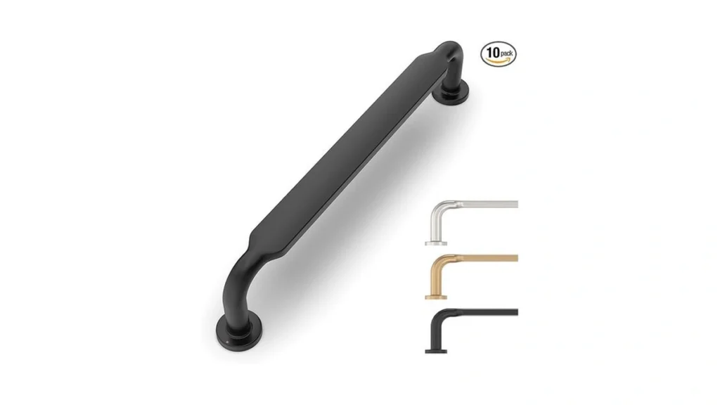 Amazon coupon: 9build 10 Pack Matte Black Cabinet Pulls