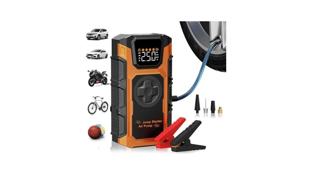 Amazon coupon: Tire Inflator Portable Air Compressor 15