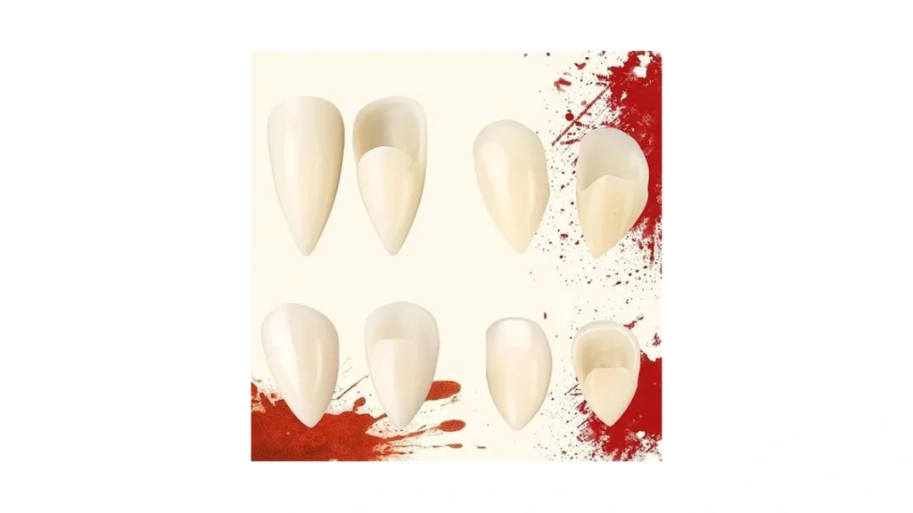 Amazon coupon: Vampire Teeth Fangs For Adults 4pair Hal