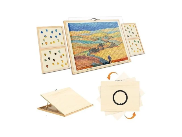 Tilting Rotating Puzzle Board For 1000 Pieces… Code