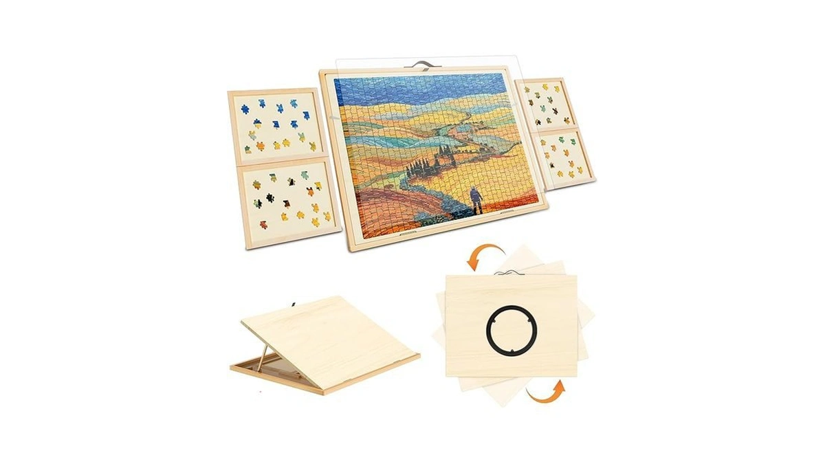Amazon code: Tilting Rotating Puzzle Board For 1000 P