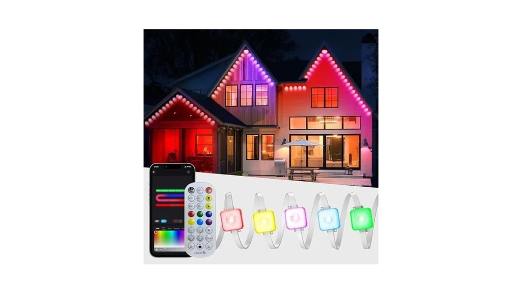 Amazon coupon: Umidkin Permanent Outdoor Lights 100ft R