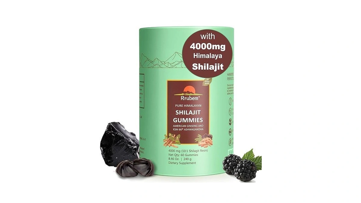 Amazon code: Rrubem Shilajit Gummies For Men And Wome