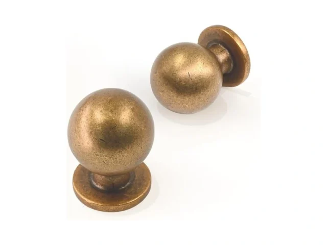 Asimerdeco 10 Pack Antique Brass Cabinet Knobs… Coupon