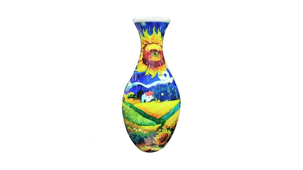 Amazon code: 3d Puzzle Vase Unique Flower Vase For Ad