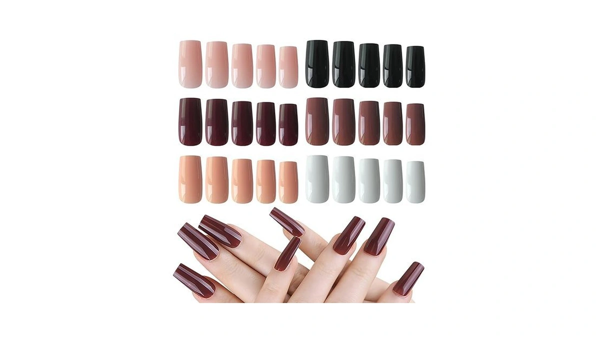 Amazon coupon: Addfavor 144pcs Square Press On Nails Me