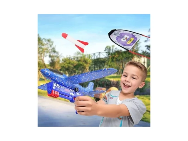 Aoutou 4pcs Airplane Launcher Toys Eva Foam Glider… Coupon