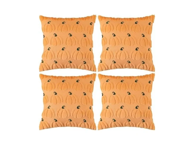 4 Pcs Fall Throw Pillow Covers 18×18 Autumn… Code
