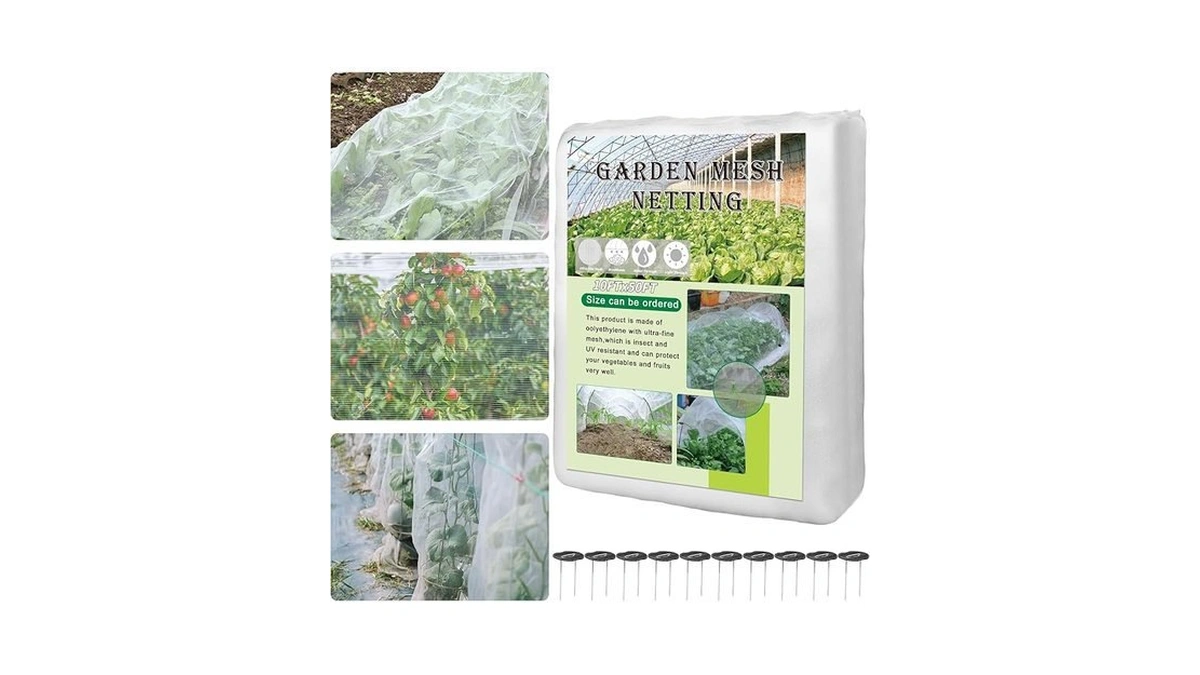 Amazon coupon: Garden Netting Plant Covers 10x50 Ft Net