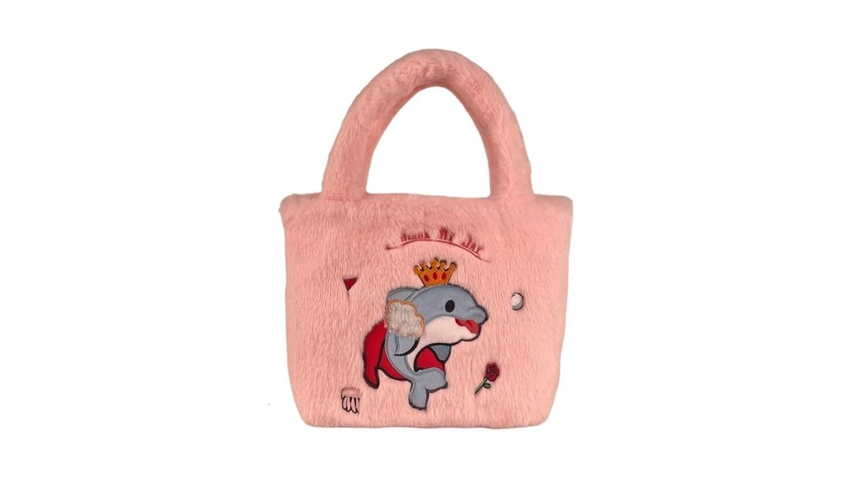 Amazon coupon: Kids Plush Tote Bag Ocean Animal Handbag