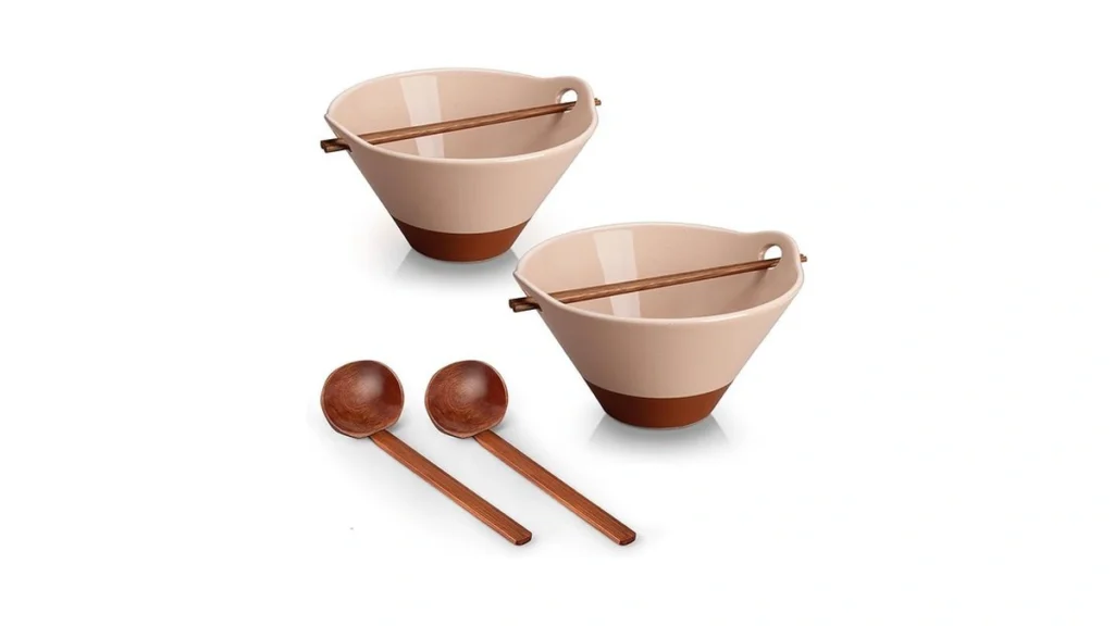 Amazon code: Malacasa 42 Oz Ceramic Ramen Bowl Set Wi