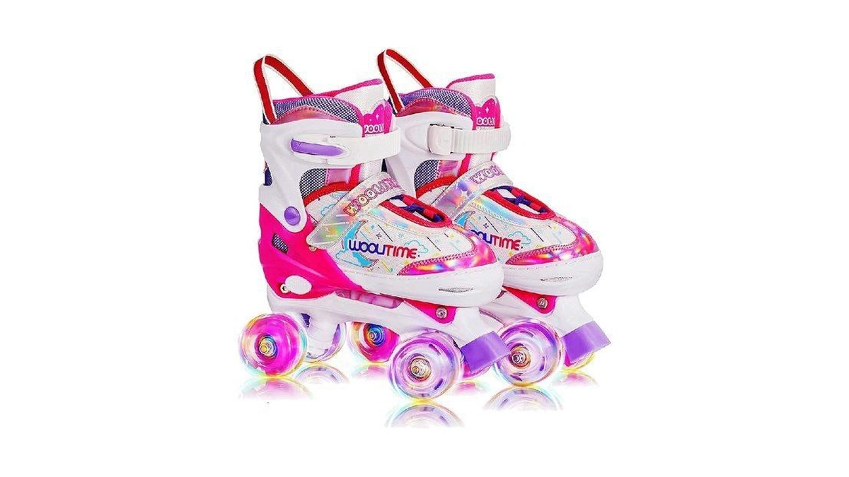 Amazon coupon: Woolitime Kids Roller Skates For Girls 4