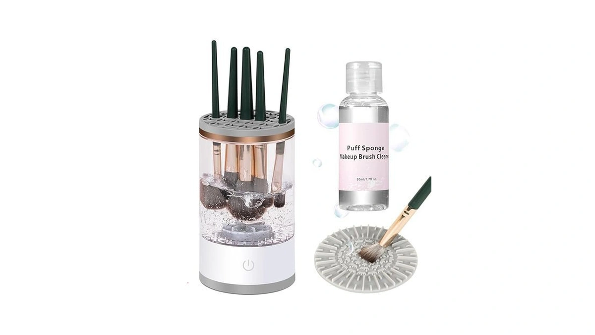 Amazon code: Pro Makeup Brush Cleaner Electric Automa