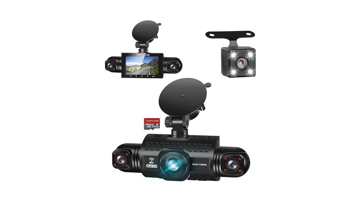 Amazon code: 4 Channel Dash Cam 360 View Topgoose 2k