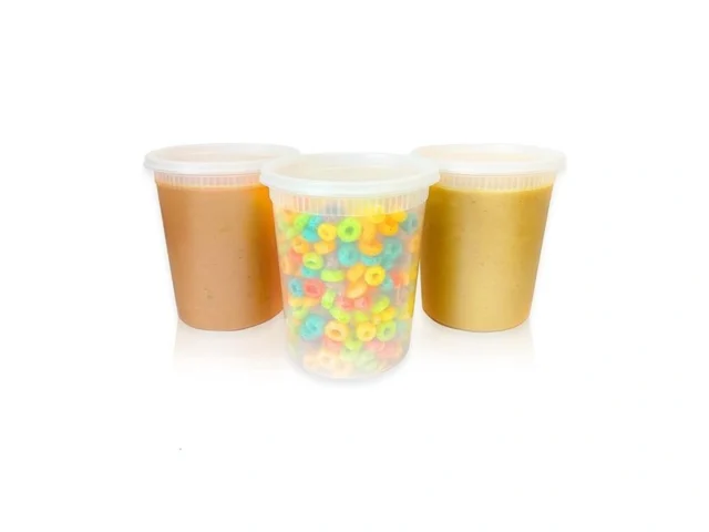 Kitch Nmore 32oz Plastic Deli Food Storage Soup… Coupon