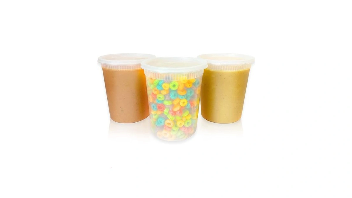 Amazon coupon: Kitch Nmore 32oz Plastic Deli Food Stora