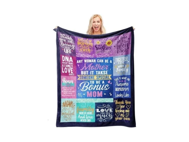 Bonus Mom Blanket Gifts For Bonus Mom From… Coupon
