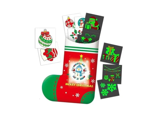 Partywind 102 Pcs Glow Christmas Temporary Tattoos… Code