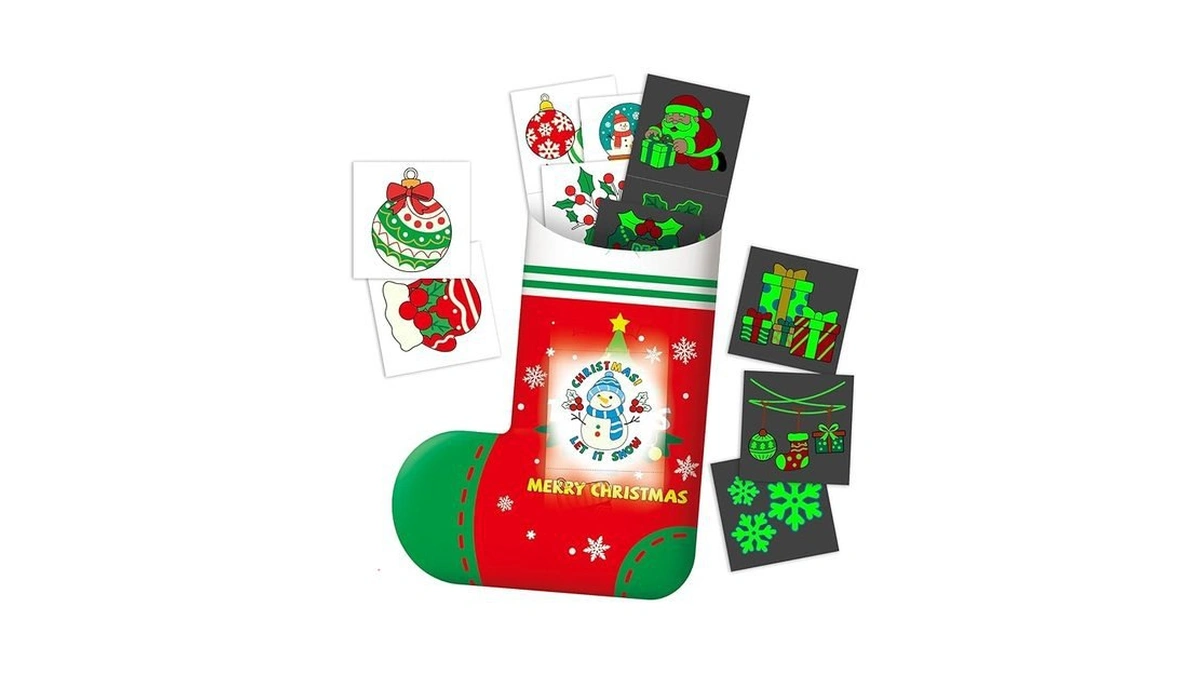 Amazon code: Partywind 102 Pcs Glow Christmas Tempora