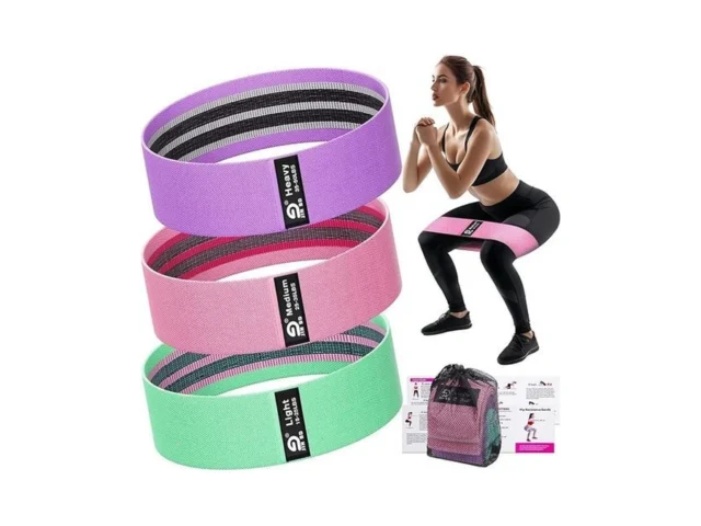 Jin Bd Fabric Resistance Bands Set Booty Bands For… Coupon