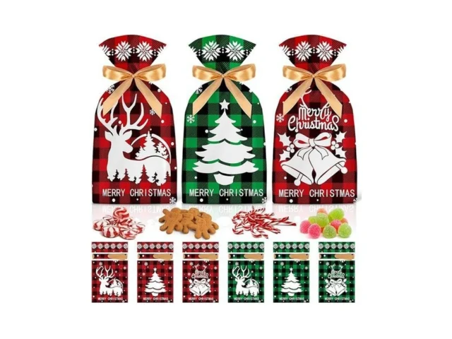 30 Pcs Christmas Treat Bags – Merry Christmas… Code