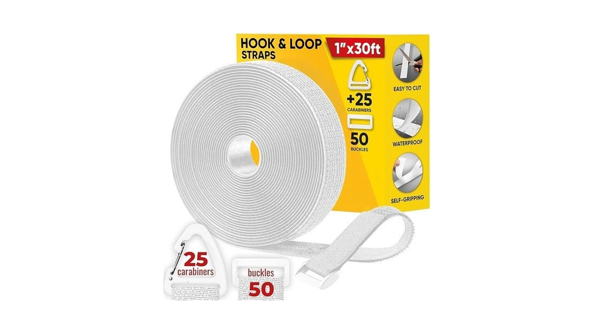 Amazon coupon: Hook And Loop Cable Straps 30 Feet With