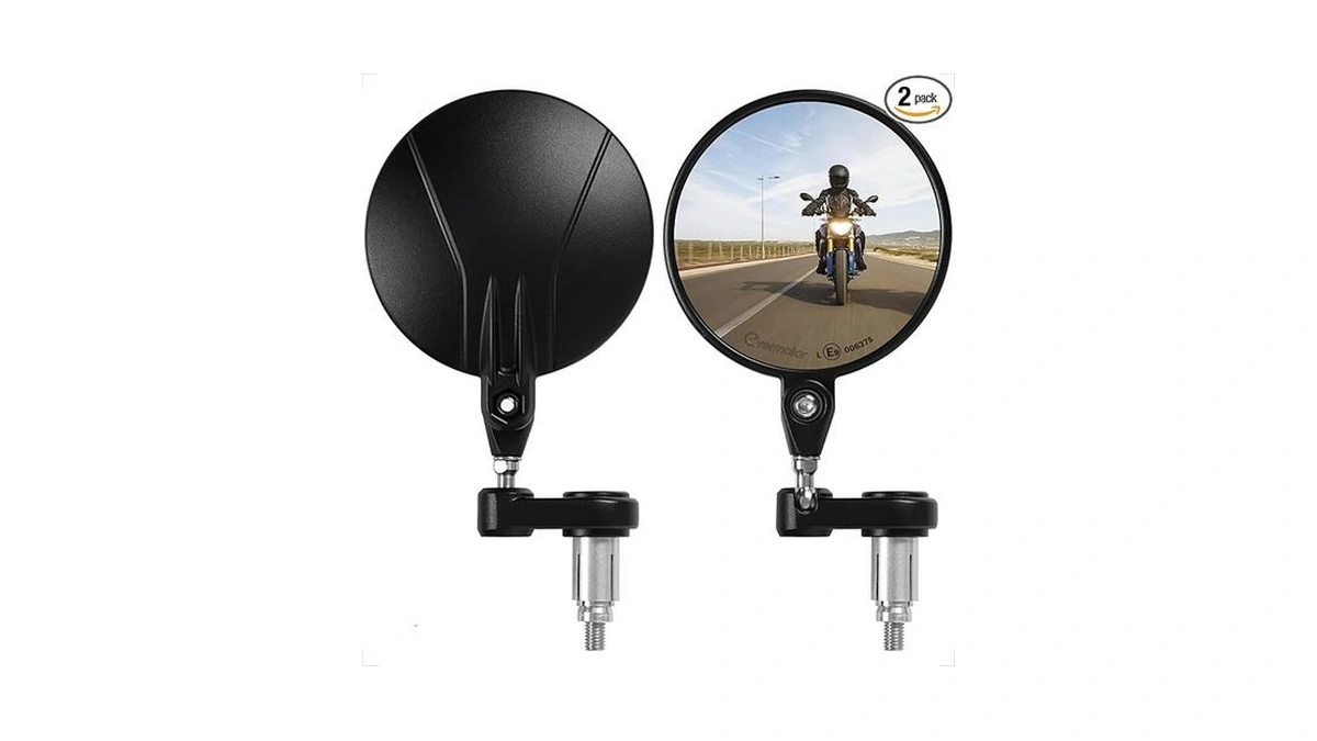 Amazon coupon: Evermotor Universal Motorcycle Mirrors R