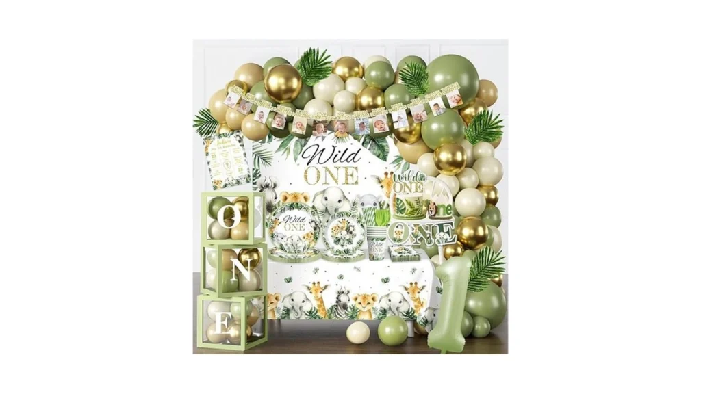 Amazon coupon: Yingoto 237pcs Wild One Birthday Decorat