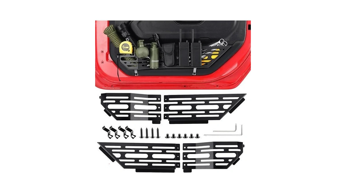 Amazon coupon: Benlari Upgrade Metal Front Door Storage