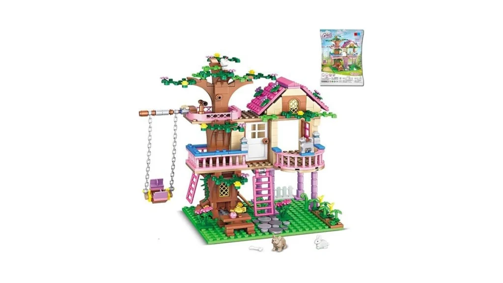 Amazon code: Unimoly 504pcs Tree House Building Kit F