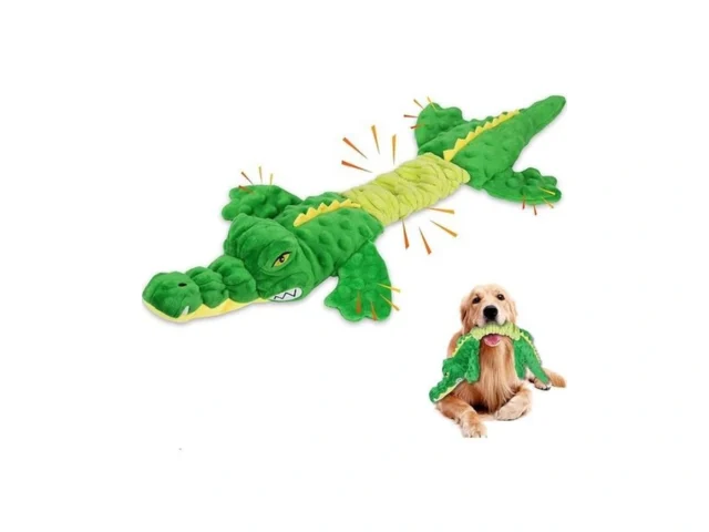 Large Squeaky Alligator Dog Toys Interactive Puppy… Code