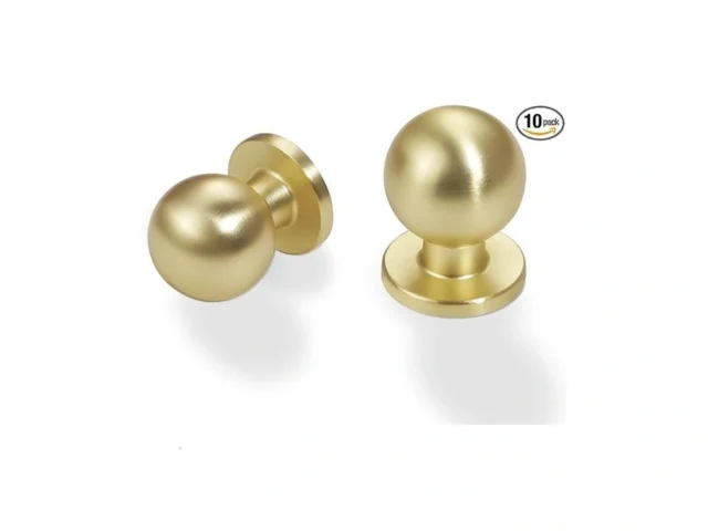 Amasideca 10 Pack Brushed Brass Kitchen Cabinet… Coupon