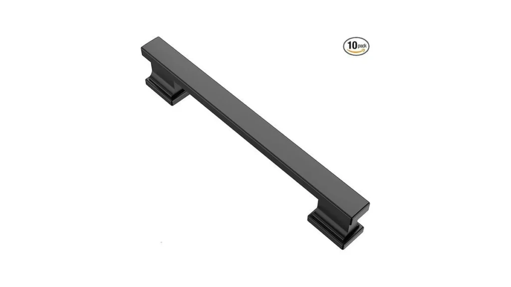 Amazon coupon: Alzassbg 10 Pack Matt Black Cabinet Pull